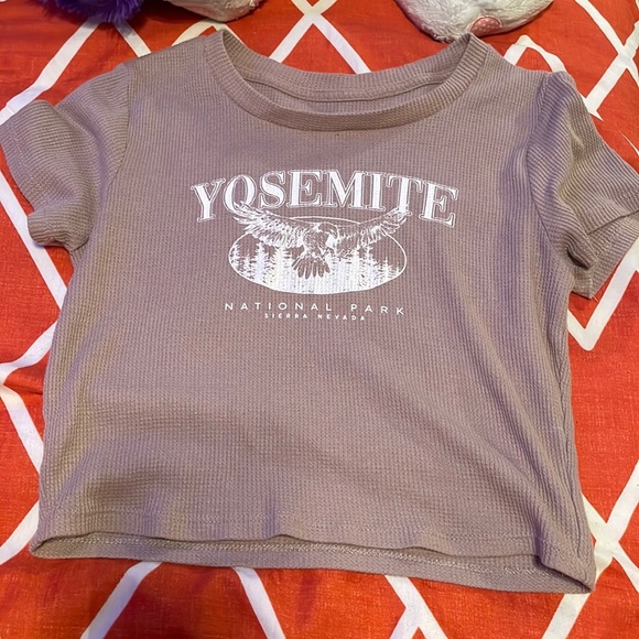 Cropped Graphic Shirt - Picture 1 of 3